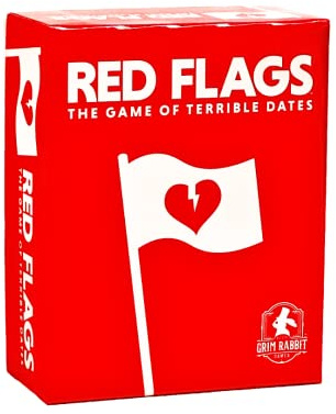 Red Flags: The Game of Terrible Dates | Funny Card Game/Party Game for Adults, 3-10 Players | by Jack Dire, Creator of Superfight