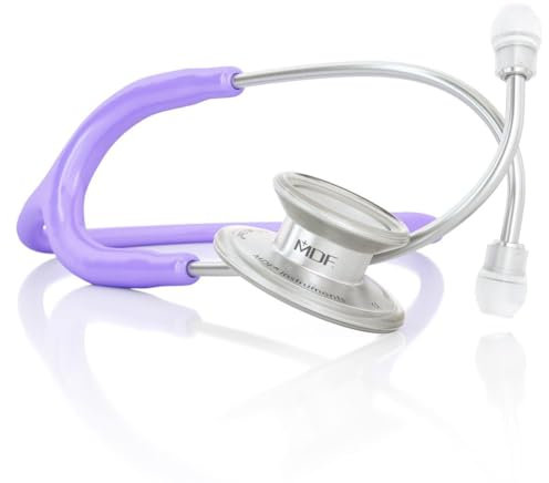 MDF Instruments MD One Epoch Zweikopf-Stethoskop MDF777T07, Titan, Lila | Silbern