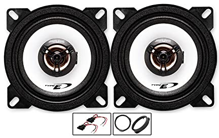 Peugeot Bipper Haut-Parleur de Porte Avant Alpine Enceintes de Voiture 4 10cm + Adaptateur Pods 180W