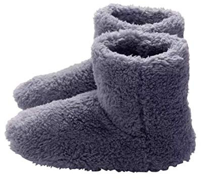 Hiraith Botas con calefacción, Invierno Suave Calefacción Calentadores Calentadores de Pies Eléctrico Lavable Al Aire Pies Calentador De Pies Mujeres Hombres