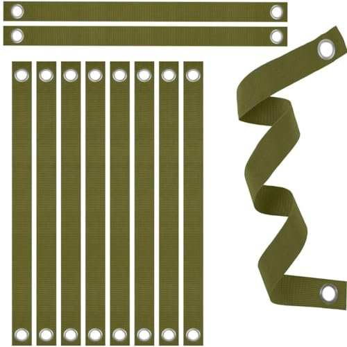 HOUSON Kit de 10 piquets d'arbre, sangles de soutien pour arbre, ceintures d'arbre, ceintures pour plantes d'arbre pour fixation droite