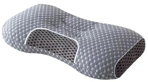 Baoblaze Oreiller Cervical pour Les dormeurs sur Le côté, sur Le Dos et sur Le Ventre Oreiller de Soutien Cervical Confortable, 850g