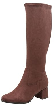 Tamaris Botas de tacón Largo para Mujer, Color Castillo, Talla 40 EU, marrón, 40 EU