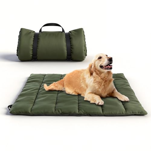 SGZIOO Alfombra Impermeable para Perros 110×68 cm, Manta Plegable para Perros para Exteriores, Lavable para Perro, Manta de Viaje Lavables para adecuadas para Actividades al Aire Libre y Viajes