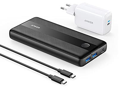Anker PowerCore III Elite 19200 60W Powerbank mit 65W PD Netzteil, PIQ 3.0 Ladeset für USB-C, kompatibel mit MacBook Air/Pro/Dell XPS, iPad Pro, iPhone 12/11/mini/Pro und mehr