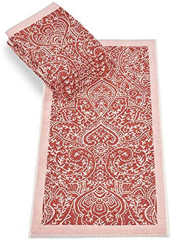 Bassetti Handtuch 9314543, Nabucco Kollektion, Farbe R1 Cotto, 50x100cm, 100% Baumwolle, Waschbar bei 40°C, hautfreundlich & atmungsaktiv