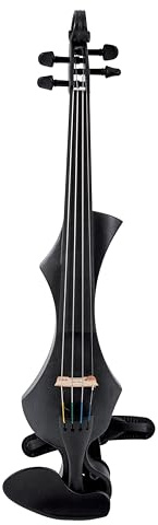 Violino elettrico GEWA, violino elettronico, Novita 3.0 nero con poggia spalla Wittner, 4 corde