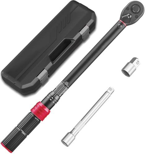 JOMAFA LLAVE DINAMOMETRICA 1/2 TORQUE: 20-230 Nm con certificado de calibración, ALUMINIO