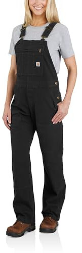 Carhartt Damen Latzhose Crawford, Farbe:Black, Größe:XS