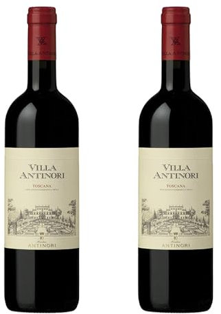 Twelve Green Bottles Villa Antinori Rosso Toscana 14% ABV | Fruity Complex Smooth Red Red Wine | 2 x 75cl Bottle