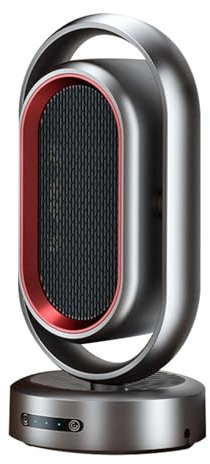 Thermal Heizung Steckdose einstellbare Windrichtung, doppelte Geschwindigkeitsregelung, automatische Abschaltung, Fernbedienungssynchronisation, geeignet für jedes Setup Gasöfen Für (Grey, One Size)