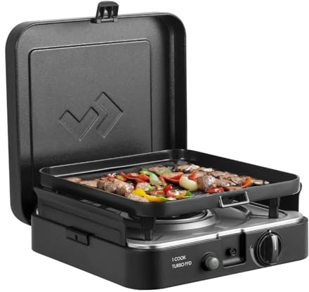 CADAC - 1 Cook Turbo FFD Flat Plate - 50mBar - Grillen - Tragbare Grills