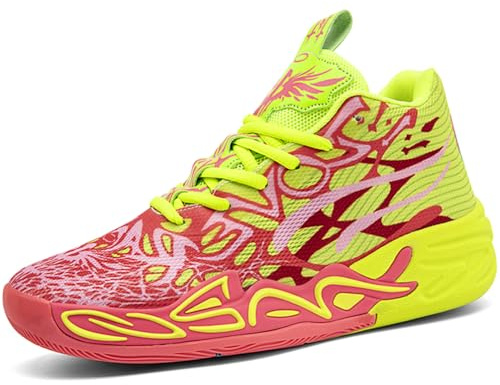 Kmrlofiy Basketskor herr sportskor stötdämpning halkfria höga basketskor män lätta andningsbara sneakers löparskor fritidsskor sneakers, Sneaker 12, 43 EU