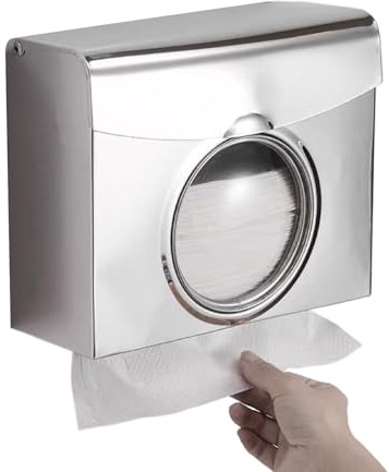 Distributore Di Asciugamani Carta Per Montaggio A Parete - Porta Del Tovagliolo Cartas In Acciaio Inossidabile | Distributore Di Carta Igienica Impermeabile, Scatola Del Tergicristallo Cosmetico