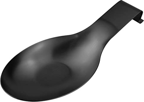 1 pieza reposa cucharas cocina, apoya cucharas cocina, soporte de utensilios de cocina para cucharones, acero inoxidable, C-9.5 pulgadas para pinzas, espátula, portacuchara para cocina