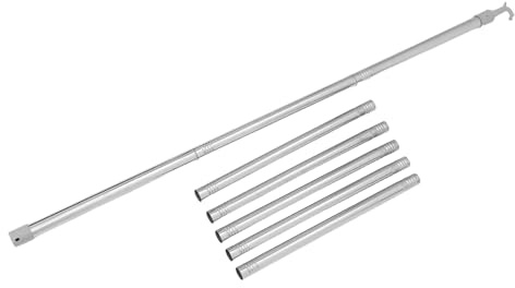 ABOOFAN 3.2m Palanca Deslizante del Techo Corredizo Barra Ajustable de Persianas de Techo Varilla Telescópica de Acero Inoxidable para Abrir Persianas de Ventanas Altas