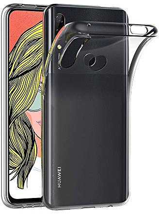 COPHONE® Coque de Protection Compatible avec Huawei P Smart Z Etui Transparent antidérapent Coque en Silicone Transparente et Discrete