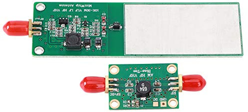 Walfront 10KHz-30MHZ Mini‑Whip Active Antenna 2Pcs RTL‑SDR Short Radio Receiver SMA Female Interface Short SDR Antenna System