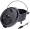 Premium Dutch Oven aus Gusseisen GDO45P (ca. 4,5 Liter) | Füße an Topf und Deckel | Thermometerdurchführung | inkl. Deckelheber | Verschiedene Größen | bereits eingebrannt (preseasoned)