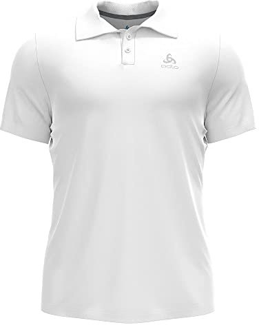 Odlo Wandershirt Herren F-Dry I Funktionsshirt Wandern Atmungsaktiv I Polo Shirt