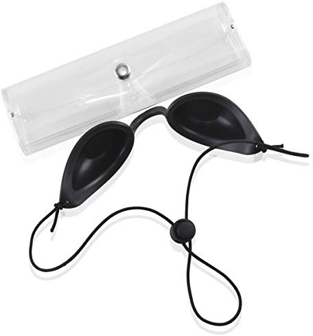 FREEMASCOT IPL Safety Eyewear for IPL Treatment Patients Full Protection for Tanning & Light Therapy