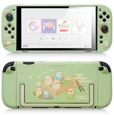 GeekShare Funda protectora compatible con Switch 2, funda delgada de policarbonato acoplable para consola, loros pequeños