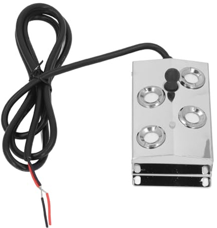 FTVOGUE Maker di Nebbia Ad Ultrasuoni a 4 Teste di 1,5 M di Marcatura a Nebbia a Ultrasuoni Fogger per Paesaggi Esterni Interni con Punteggio Impermeabile IP67 per Spazi Orticoli