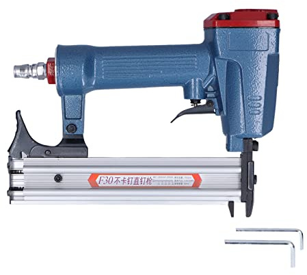 Graffatrice pneumatica GA18 per legno, alluminio 100pz capacità - Potente e, con impugnatura ergonomica per lavori di decorazione e falegnameria