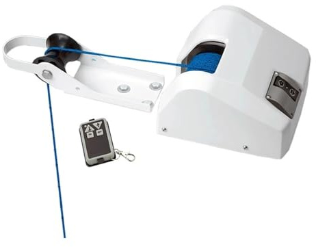 SMTYXS Treuil D'ancre Électrique Marin for Ancres Jusqu'à 20 LB Comprend 100 Pieds De Corde avec Étamé Qualité Marine Performances Puissantes