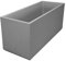 Ondis24 Pflanzkübel Blumenkübel Blumentopf Basalt 100cm, Schiefer Optik mit Wasserspeicher, Winterfest (Beton Hellgrau)