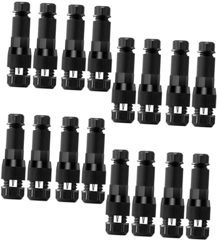 Yardenfun 16pcs Quick Splice Wire Connectors for Low Voltage Landscape Lights Easy Installation Outdoor Lighting Connectors for Gardens Patios and Pathways and Electrical Junctions