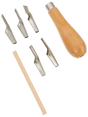 UTHCLO Grattoirs à Peinture Et Spatules D'art De Peinture Pour Artistes Manche En Bois Confortable à L'huile Utilisation Professionnelle Et Amateur Sur Toile Pour Création Artistique