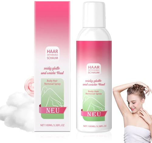 Espray quitapelos suave, depilación eficaz sin afeitado para mujeres y hombres - Espuma de depilación