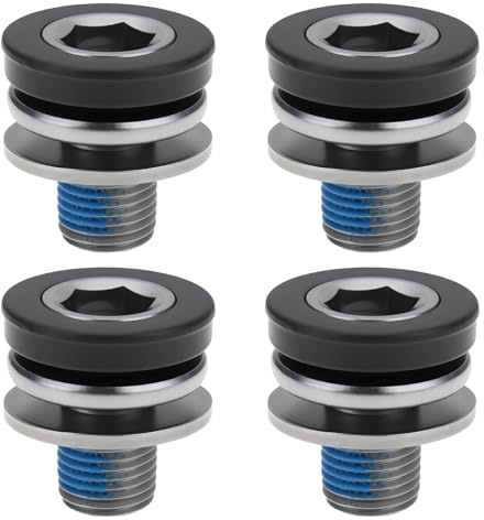 OTOTEC 4 pernos de brazo de manivela de bicicleta M10 x 14 compatibles con Ebike BNI (Mini-ISIS) compatibles con Bosch Gen.3