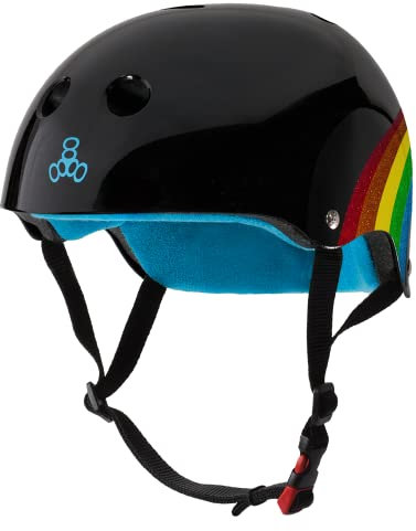 Triple Eight Triple 8 Sweatsaver Rainbow Sparkle Black S/M
