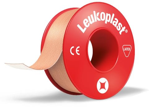 Leukoplast - Bande de fixation de pansement classique - 1 PCs - 2.5cm x 5cm - 5 mètres - 4E+1 grams