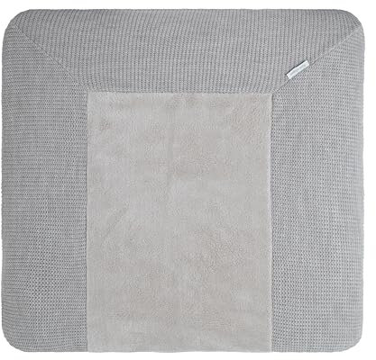 Baby's Only - Baby Wickelauflagenbezug 75x85 cm - Wickelauflage Hope - Strickbezug für Wickelunterlage - Bezug für Jungen und Mädchen - Dusty Grey