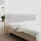 DHOME Recyceltes MDF Holz Kopfteil im Palettenstil Horizontales Bed Pallets Beschläge inklusive (210cm Doble, Arktis)