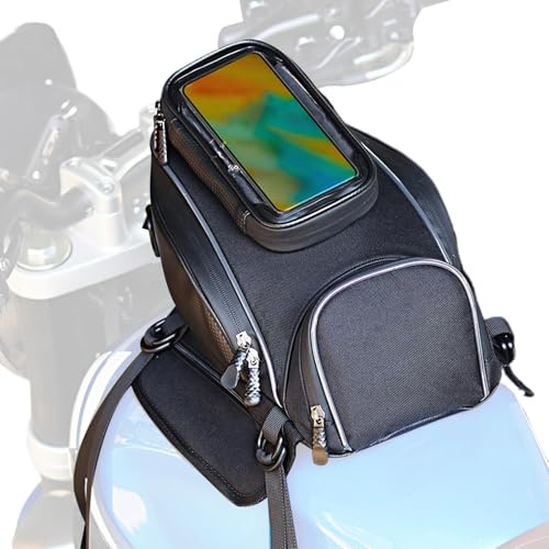POIBNZ Borsa Serbatoio Moto per Moto Guzzi V7, Zaino da Moto di Grande capacità Multifunzionale, Borsa Portaoggetti per La Navigazione da Viaggio in Moto