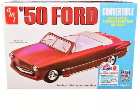 AMT 1950 Ford Convertible Street Rods Edition 1:25 Scale Model Kit