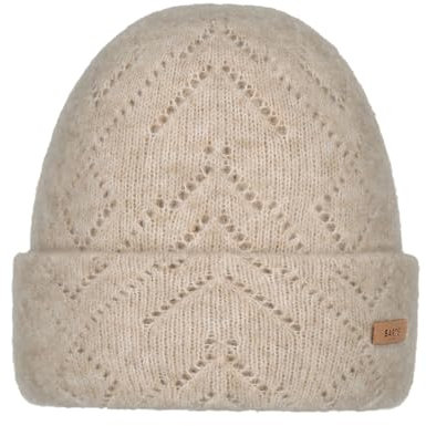 Barts Damen Beanie Bridgey Strickmütze mit Lochmuster 0252 Light Brown 24