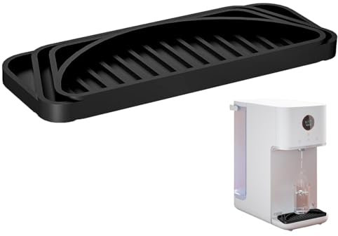 Vassoio raccogli gocce per frigorifero, dispenser di acqua in silicone, raccoglitore di gocce per distributore d'acqua, vassoio antigoccia per frigorifero per raccolta 'acqua, vassoio antigoccia