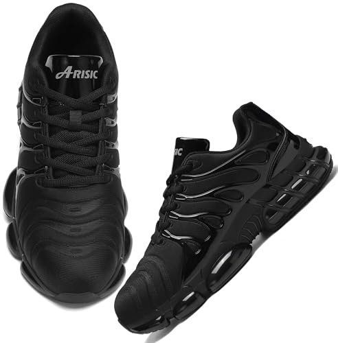 ARISIC Chaussures de sécurité pour hommes et femmes - Légères avec embout en acier - Chaussures de sécurité confortables - Chaussures de travail antidérapantes avec coussin d’air - Chaussures de sport