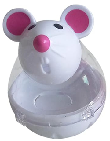 Balle de nourriture pour chat | Forme de souris | Jouet d'alimentation pour chat | Distributeur de balle | Boule d'alimentation lente pour chat | Balle de nourriture pour animaux de compagnie | Boule