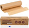 TMBMLPP Baking Paper Roll, 30CM x 80M Unbleached Parchment Paper, Greaseproof Paper Roll, Baking Paper Sheets for Oven Non Stick, Parchment Papers Sheets, for Baking Cooking Grilling Meat Pizza -Brown