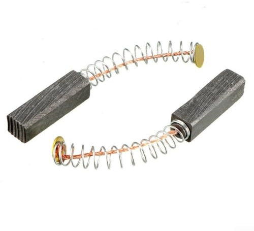 Balais de charbon pour moteurs électriques, dimensions 20 mm x 6 mm x 6 mm, comprend deux pièces de rechange
