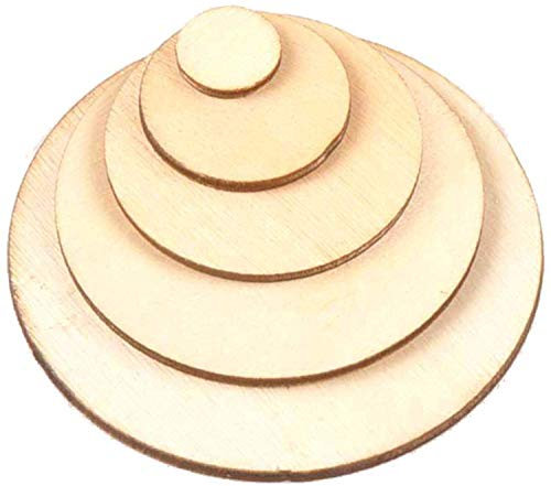 4mm Runde Holzscheibe Rund Holz Scheiben Kreis Sperrholz Basteln Deko (Stärke/Dicke 4mm, Ø 130mm)