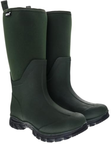 Muds Dovestone, Ladies Full Welly in Black