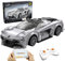 CaDA RC Racing Juguete de Construcción App y Control Remoto 308Pcs Lotus Licencia Sport Car Building Brick Kit Regalos de Cumpleaños para Kid,Stem Modelo de Coche Juego de Bloques de Construcción