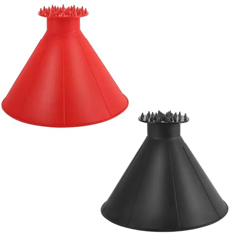 NyxSeat Zweiteiliger Doppelkopf-Kegel-Eiskratzer, Auto-Eiskratzer, Auto-Windschutzscheiben-Eiskratzer, Eiskratzer-Kegel, Erstaunlicher Auto-Eiskratzer